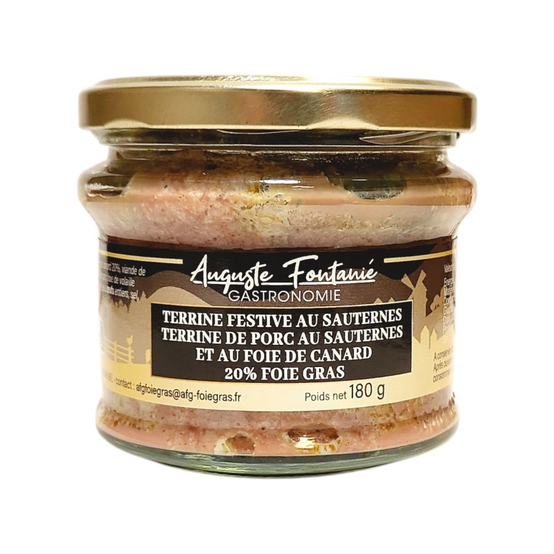 terrine festive au sauternes 180g