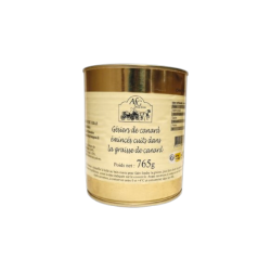 Gésiers de canard émincés cuits dans la graisse de canard