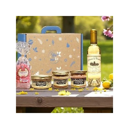 Coffret Gourmand Foie Gras & Vin – Idée Cadeau Terroir