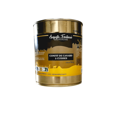 confit de canard 2 cuisses 765g